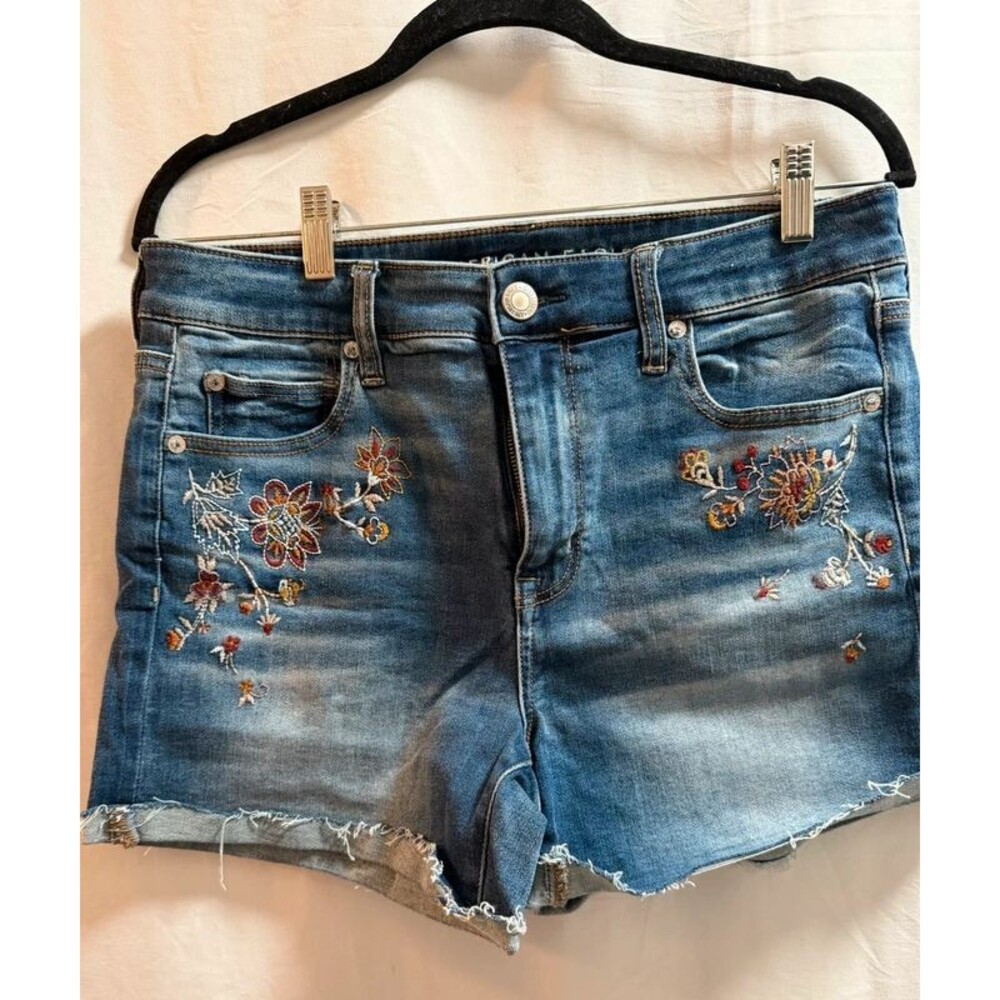 American Eagle Embroidered Shorts